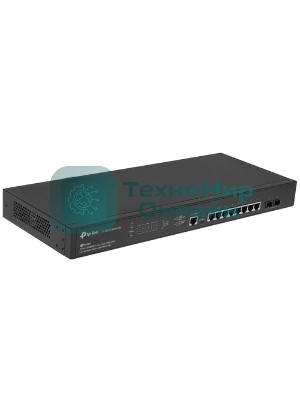 Коммутатор управляемый TP-Link SG3210XHP-M2 JetStream уровня 2+ с 8 портами PoE+ 2,5 Гбит/с и 2 портами SFP+