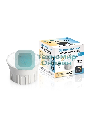 Лампа светодиодная 212610 LED MR16-PR 12W IC 220-240V 38° 6400K 4000K 2700K CCT Memory Dimmer