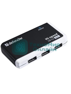 USB-разветвитель Defender QUADRO INFIX, USB 2.0 - 4 порта, USB