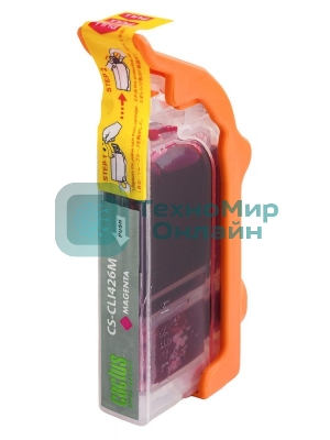 Картридж струйный Cactus CS-CLI426M пурпурный (8,4 мл.) для Canon MG5140/5240/6140/8140/MX884