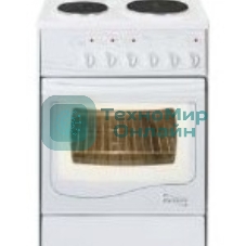 Плита электрическая Лысьва ЭП 402 белый, конфорок 4 электрических, духовка 57 л, 50 см x 84 см x 60 см