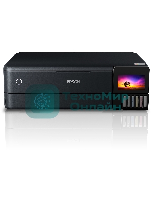 МФУ струйное Epson L8180 (C11CJ21403/C11CJ21402) A3 Duplex Net WiFi USB RJ-45 черный