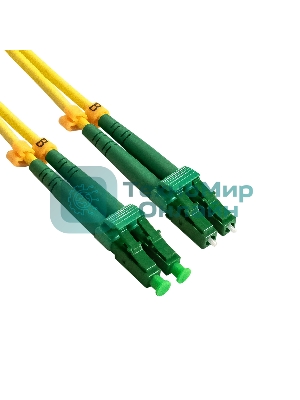 Патч-корд волоконно-оптический ExeGate FC-D-9-LC/APC-LC/APC-10M-LSZH (Шнур ВО SM 9/125 (OS2/G.652.D), LC/APC-LC/APC, Duplex, LSZH, 10м)