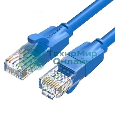 Патч-корд Vention прямой UTP cat.6, RJ45 - 3 м. синий