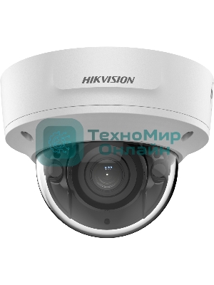 Уличная купольная IP-камера Hikvision 8Мп с EXIR-подсветкой до 40м и технологией AcuSense1/2,8