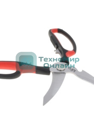 Ножницы LARA LR05-92 BLISTER - 23 см <6в1> прорезиненные ручки, сверхострая заточка