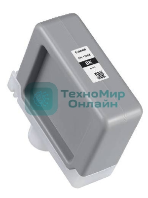 Картридж струйный Canon PFI-110 BK 2364C001 черный (160мл) для Canon TX-2000/TX-3000/TX-4000