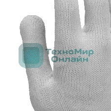 Перчатки трикотажные, с ПВХ Протектор, 32 г, 10 класс, 10 пар/уп