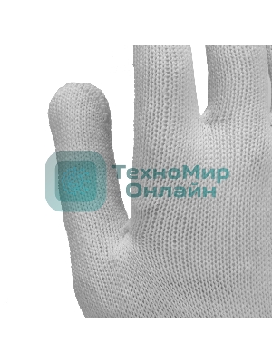 Перчатки трикотажные, с ПВХ Протектор, 32 г, 10 класс, 10 пар/уп