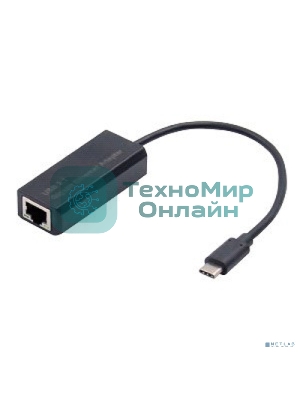 Кабель-адаптер ExeGate EX283721RUS EXE-736 USB3.0 Type-C --> UTP 1000Mbps AX88179