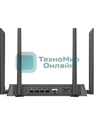 Маршрутизатор DIR-841/GF,DIR-841/GFRU AC1200 Wi-Fi Router, 1000Base-X SFP WAN, 4x100Base-TX LAN, 4x5dBi external antennas