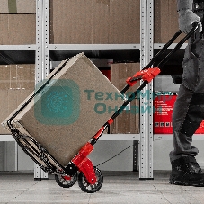 Тележка хозяйственная Matrix, складная, 2 колесная, стальная, грузоподъемность 80 кг