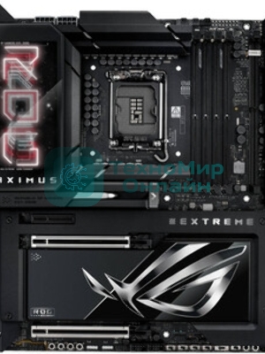 Материнская плата ASUS ROG MAXIMUS Z890 EXTREME, LGA 1851, Intel Z890, 4xDDR5, 4xSATA, 4xM.2, 1xPCI-E 5.0 x16, 1xPCI-E 5.0 x8, 1xHDMI, 2xUSB-C, 2x 10Gb LAN, 5xUSB-A 3.2 Gen 2, 1xUSB-C 3.2 Gen 2x2, 2xUSB-C Thunderbolt 5, 2x3.5 мм, 7.1, E-ATX