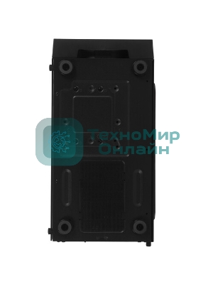 Компьютерный корпус Miditower ExeGate EVO-8243-EVO800 (ATX, БП EVO800RGb с вент. 12 см, 2хUSB+1хUSB 3.0, черный, 3 вент. с RGb подсветкой, боковая панель - закаленное стекло)