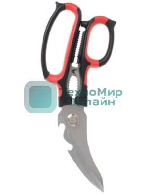 Ножницы LARA LR05-92 BLISTER - 23 см <6в1> прорезиненные ручки, сверхострая заточка