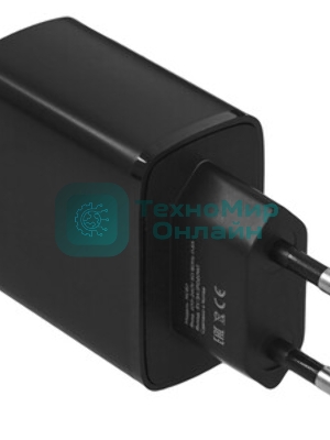 Сетевое зарядное устройство MORE CHOICE (4610196409912) NC60a черный - СЗУ 1USB-C 3.0A PD 20W быстрая зарядка для Type-C