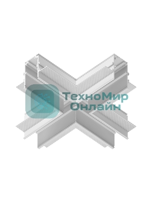 GL3357 WH белый коннектор х-образный встраиваемый 170*170*46,8