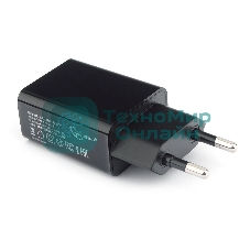 Сетевое зарядное устройство Cablexpert MP3A-PC-25 100/220V - 5V USB 1 порт, 2A, черный