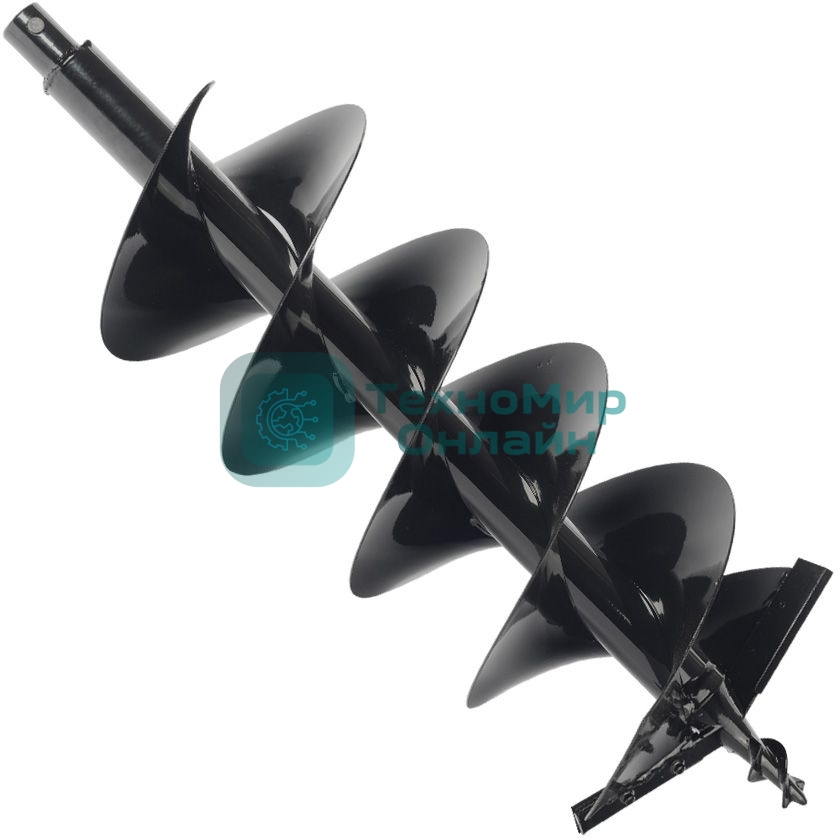 Шнек PATRIOT двухзаходный D 250B для грунта к бензобуру со сменными ножами, диаметр 250мм 742004457