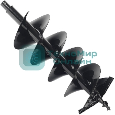 Шнек PATRIOT двухзаходный D 250B для грунта к бензобуру со сменными ножами, диаметр 250мм 742004457