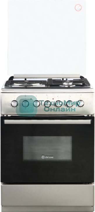 Комбинированная плита De Luxe 606031.00гэ 005 нерж. сталь