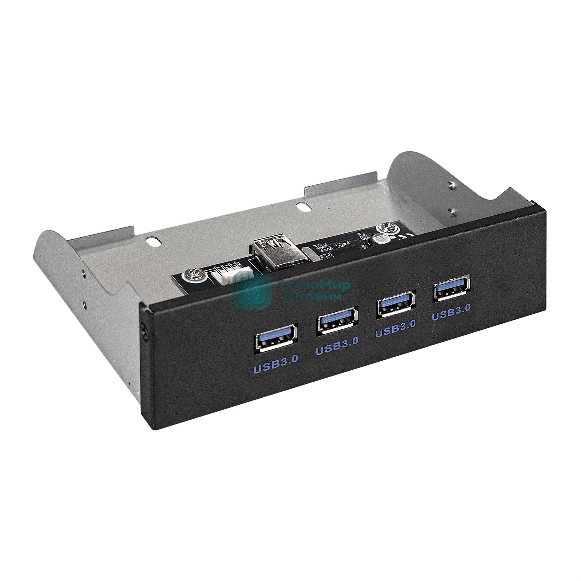 Планка USB на переднюю панель ExeGate EX289290RUS U5H-625, 5,25