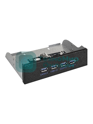 Планка USB на переднюю панель ExeGate EX289290RUS U5H-625, 5,25