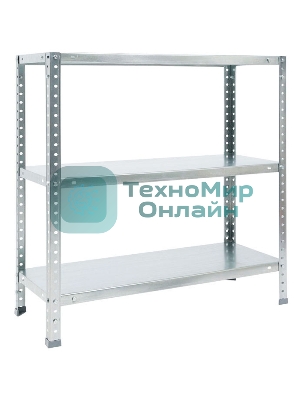 Стеллаж Практик ES пол.:3 разборная 750x750x300мм серый