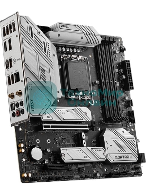 Материнская плата MSI MAG B760M MORTAR WIFI II, LGA 1700, Intel B760, 4xDDR5, 4xSATA, 3xM.2, 1xPCIe 5.0 x16, 1xPCIe 4.0 x4, 1xHDMI, 1xDP, 1xUSB Type-C, 1x2.5Gb LAN, 3xUSB-A 2.0, 3xUSB-A 3.2 Gen 2, 5x3.5 мм, 7.1, mATX