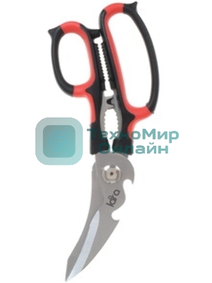 Ножницы LARA LR05-92 BLISTER - 23 см <6в1> прорезиненные ручки, сверхострая заточка