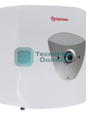 Водонагреватель электрический Thermex Pro H 30-O белый, накопительный, 30 л, 1,5 кВт, настенный, горизонтальный, бак с покрытием из биостеклофарфора, для установки над раковиной
