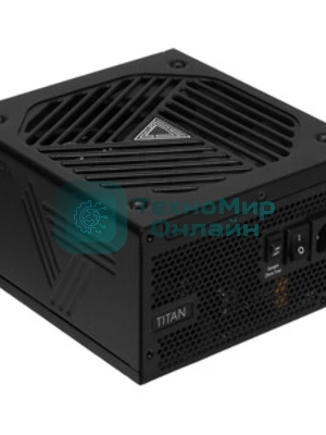 Блок питания Montech ATX 1200W TITAN GOLD Gen.5, 1200 Вт, 80 PLUS GOLD, 135 мм, модульный, черный