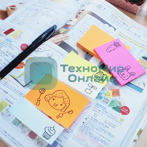 Блок самоклеящийся бумажный Stick`n 21161 51x76 мм, 100 листов, 70 г/м2, неон, малиновый