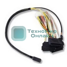 Кабель ACD, INT, SFF8643-to-4xSFF8482+SB (MiniSAS HD-to-SAS internal cable) 100 см