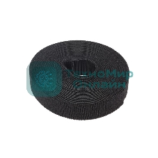 Лента-липучка многоразовая Rexant 5 м х 20 мм, черная (1 шт.)