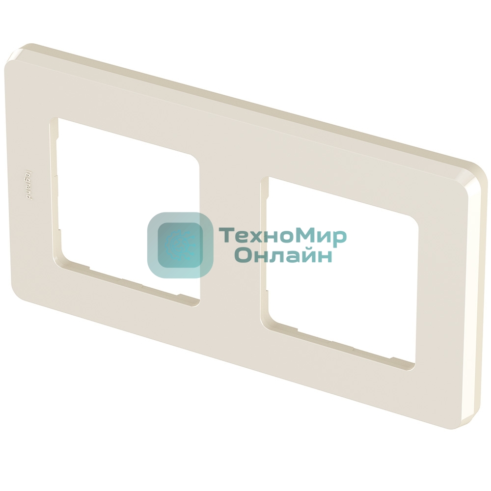 Рамка 2 поста слоновая кость Inspiria