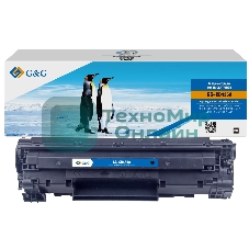 Картридж лазерный G&G GG-CB436A черный (2000 стр.) для HP LJ P1505/M1120/M1522