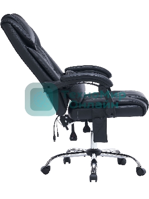 Кресло Cactus CS-CHR-OC02M-BK черный, экокожа