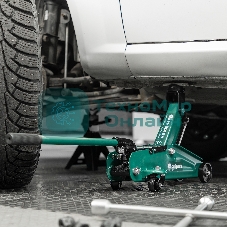 Домкрат гидравлический подкатной Сибртех2 т, 135-320 мм