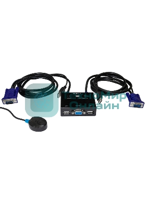 Переключатель KVM 2-портовый ORIGO OKVM221/A1A с портами VGA и USB