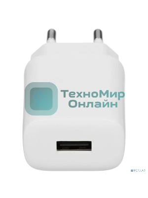 Сетевое зарядное устройство HOCO C134A/ Сетевое ЗУ/ 1 USB/ Выход: 10.5W/ White