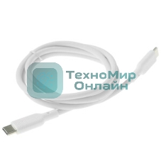 Кабель Qumo, Type С - Type C, 1м, 20В, 5А, 100 Вт, опл. PVC/пружинка у коннектора, кон. PVC, черный