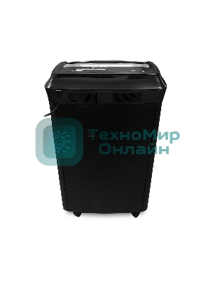 Шредер ГЕЛЕОС УО36-4 (DIN P-4) фрагмент 3,9x30мм, 33 листа (70гр./м²), 36 литров, Уничт.скобы,скрепки,пл.карты,CD.