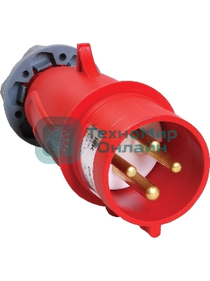 Вилка переносная IEK PSN02-032-4 ССИ-024 32А-6ч/380-415В 3Р + РЕ IP44 MAGNUM IEK