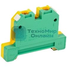 Зажим наборный ЗНИ-10PEN 10кв.мм (JXB-земля) IEK YZN20-010-K52