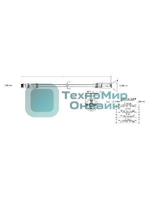 Патч-корд Hyperline U/UTP, Cat.5е, LSZH, 3 м, зеленый PC-LPM-UTP-RJ45-RJ45-C5e-3M-LSZH-GN