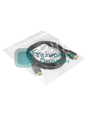 Кабель HDMI ExeGate EX-CC-HDMI-2.0 (19M/19M, 2м, v1.4b, позолоченные контакты)
