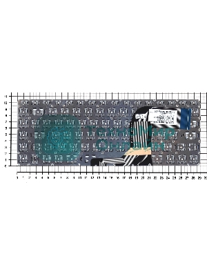 Клавиатура для ноутбука HP Envy 14-u черная с подсветкой