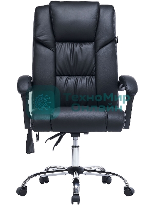 Кресло Cactus CS-CHR-OC02M-BK черный, экокожа