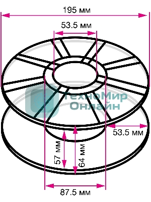 Пластик для принтера 3D Cactus CS-3D-PETG-1KG-COFFEE PETG d1.75мм 1кг L316м 1цв.
